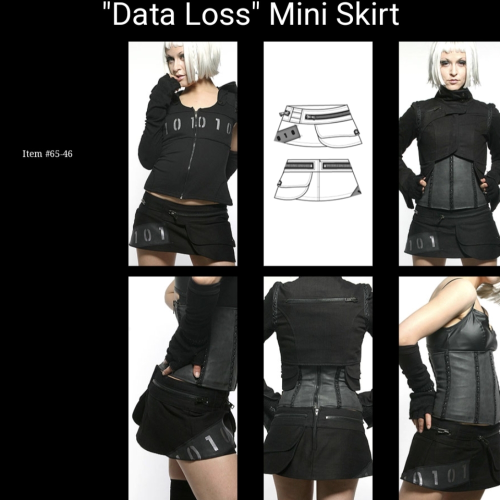 Cybertronic Ragdoll Data Loss Mini Skirt Lip Service.Looking To Buy,NOT selling.